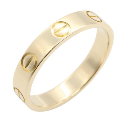 カルティエ CARTIER ミニラブリング リング・指輪 ジュエリー K18(イエローゴールド) レディース ゴールド系 B4085000 【中古】