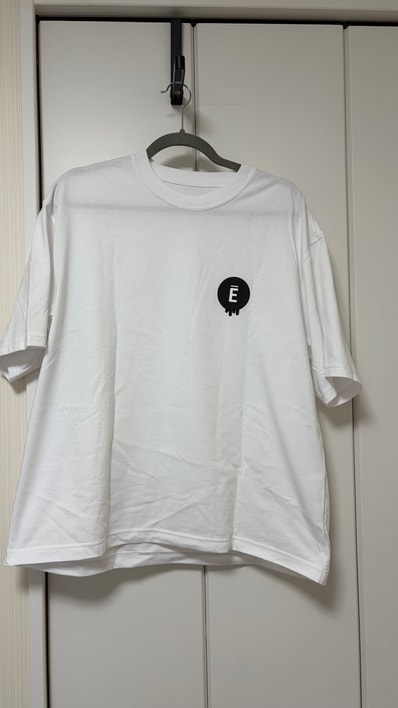 ENNOY Circle Ē Drip T-Shirt "White"