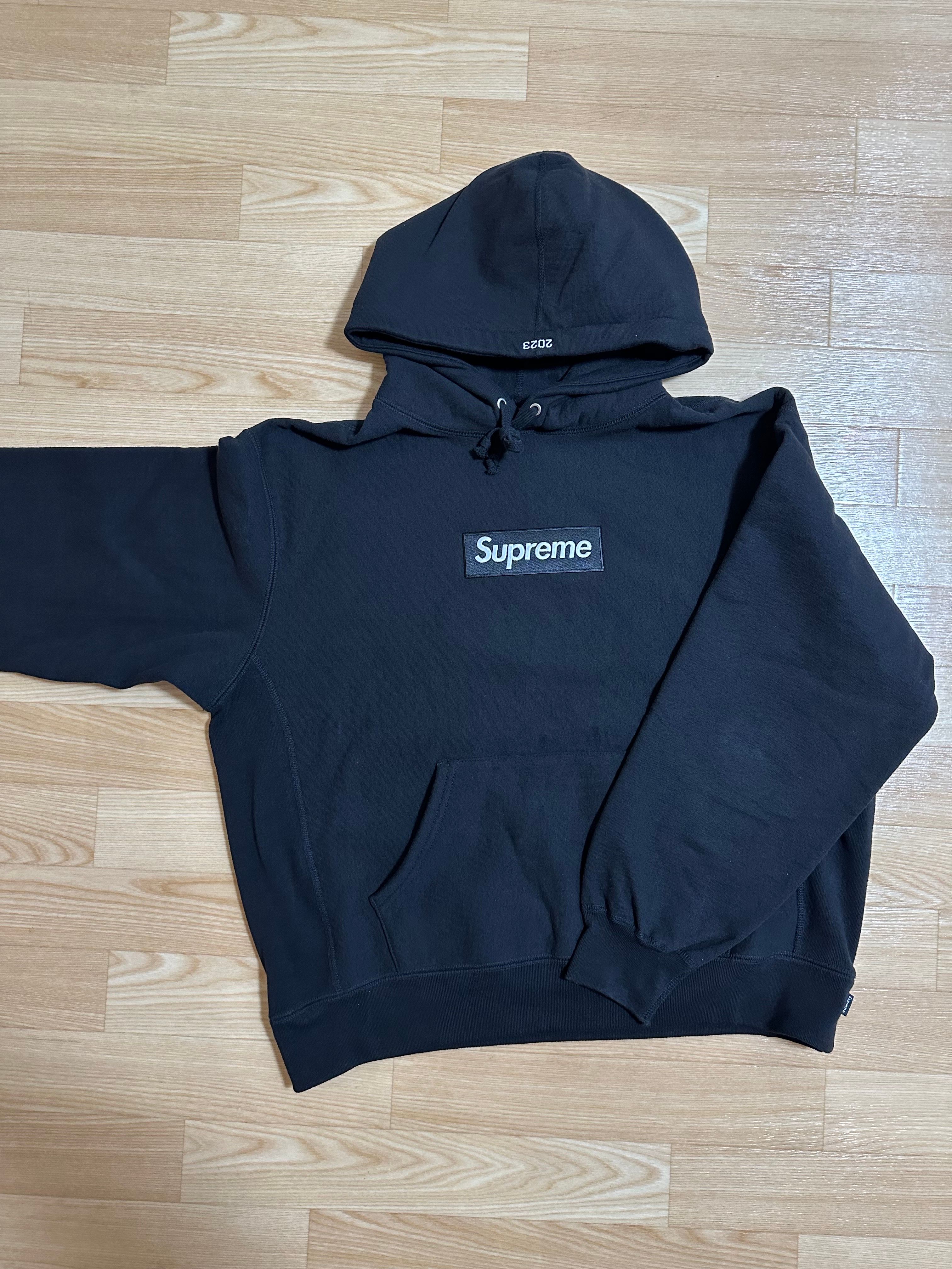 Supreme Box Logo Hooded Sweatshirt "Black" (23FW)
