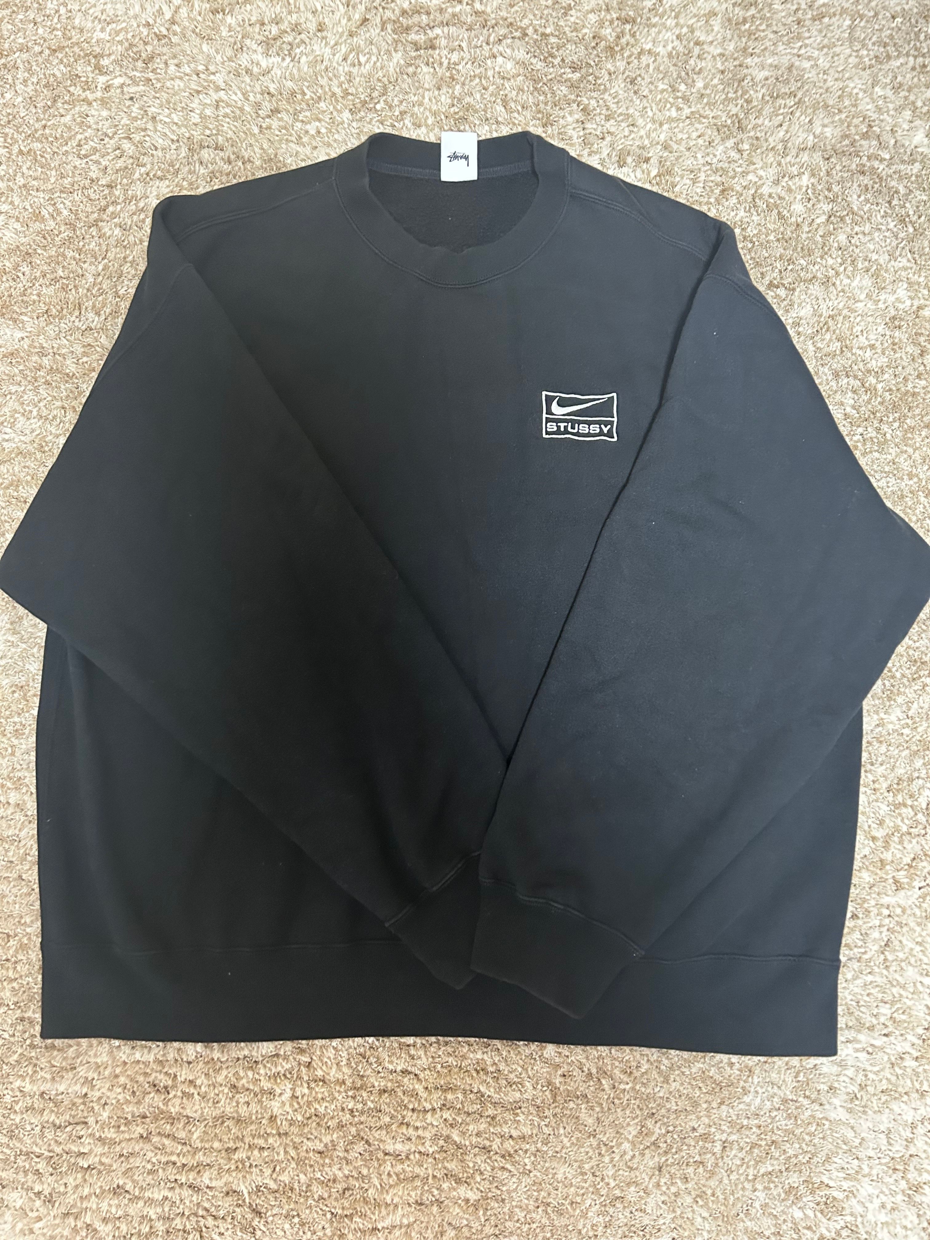 Stussy x Nike Wash Crew (US Size) "Black" DO5310-010
