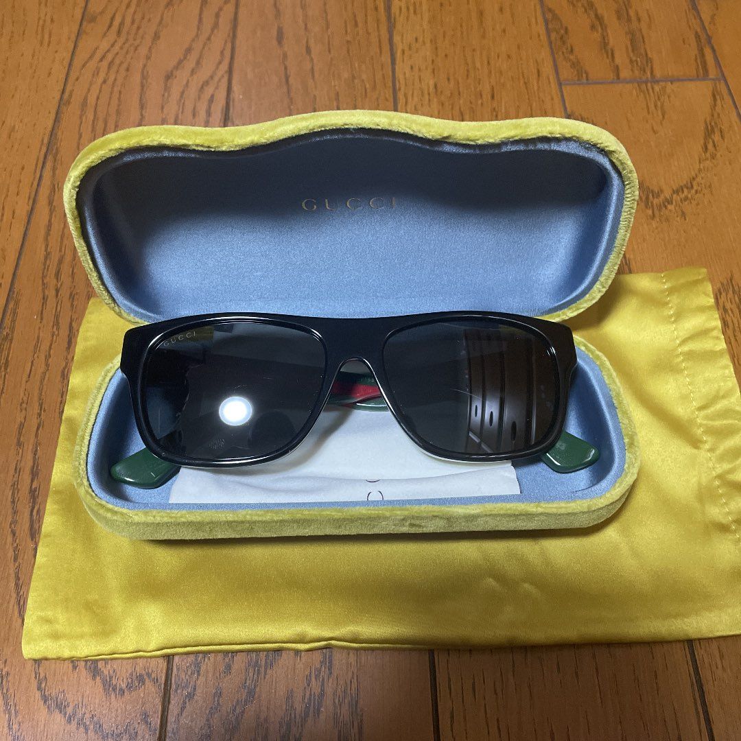 GUCCI Rectangular-frame Acetate Sunglasses