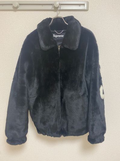 Supreme Faux Fur Bomber Jacket "Black"