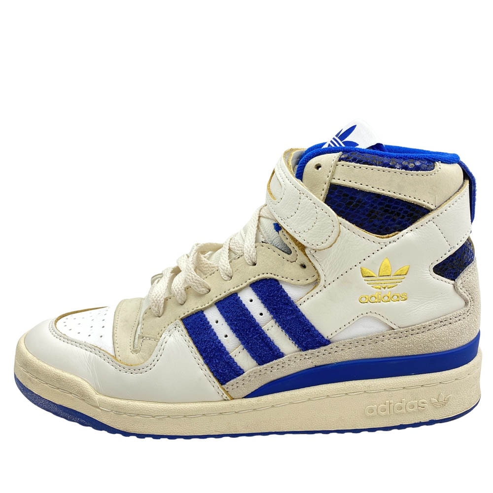 adidas アディダス スニーカー FZ6300 FORUM 84 HI フォーラム 84 ハイ ハイカットスニーカー ブルー系 27cm【中古】