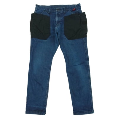 NANGA ナンガ HK-S103 LOW CLOTCH SKINNY ロークロッチ スキニー デニム パンツ 中国製 インディゴブルー系 M【中古】
