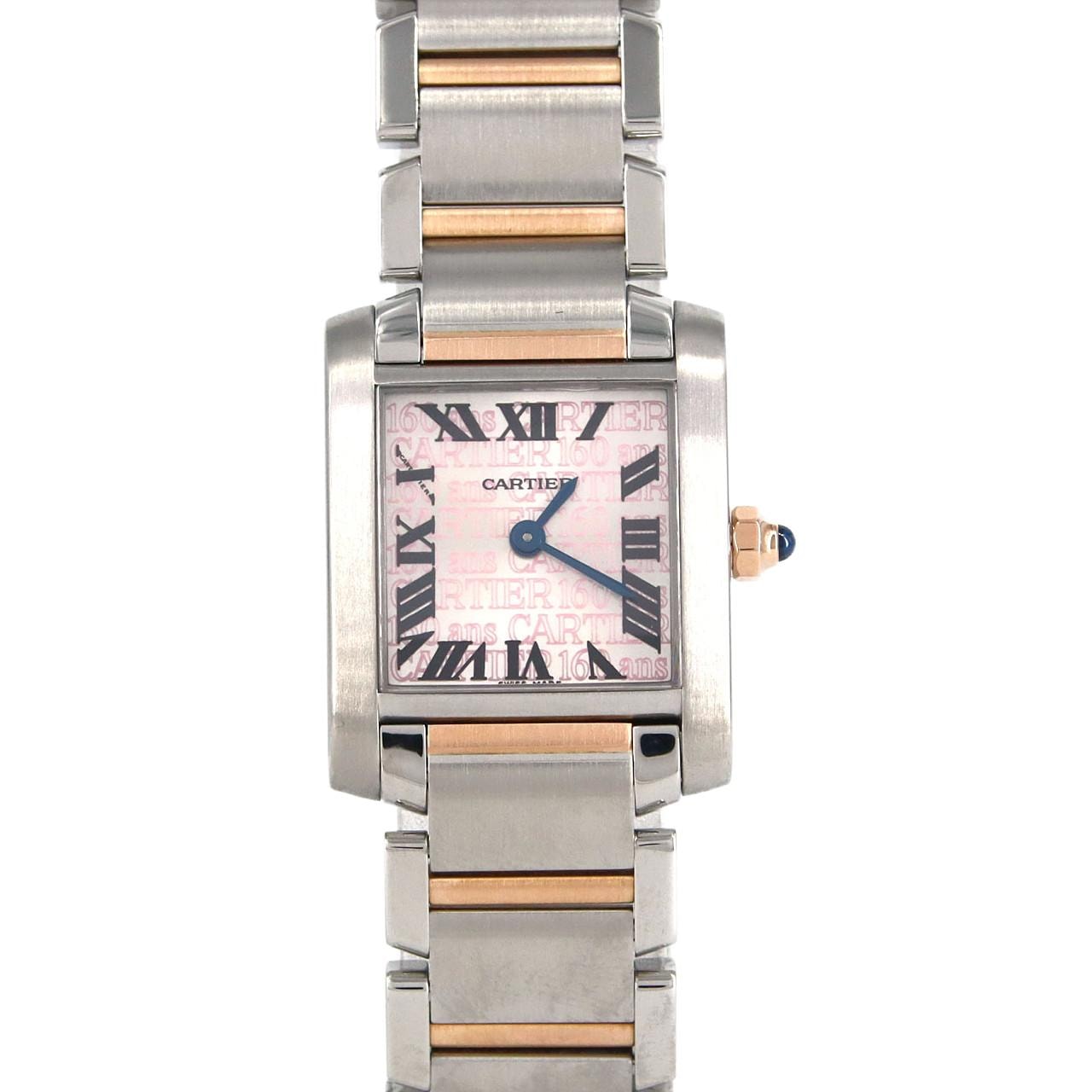 カルティエ タンクフランセーズSM PGコンビ・160th Anniversary W51036Q4 SSxPG クォーツ
