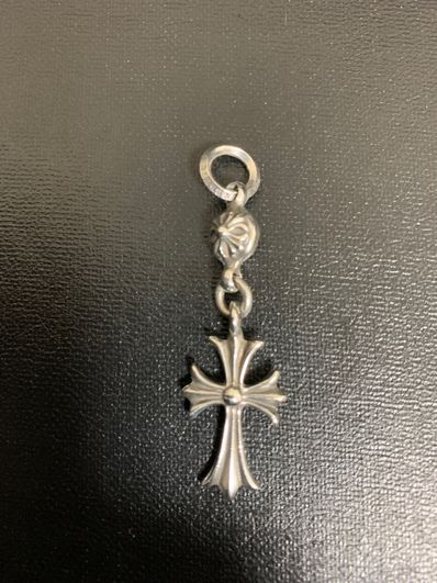 Chrome Hearts 1 Ball Tiny CH Cross Charm "Silver"
