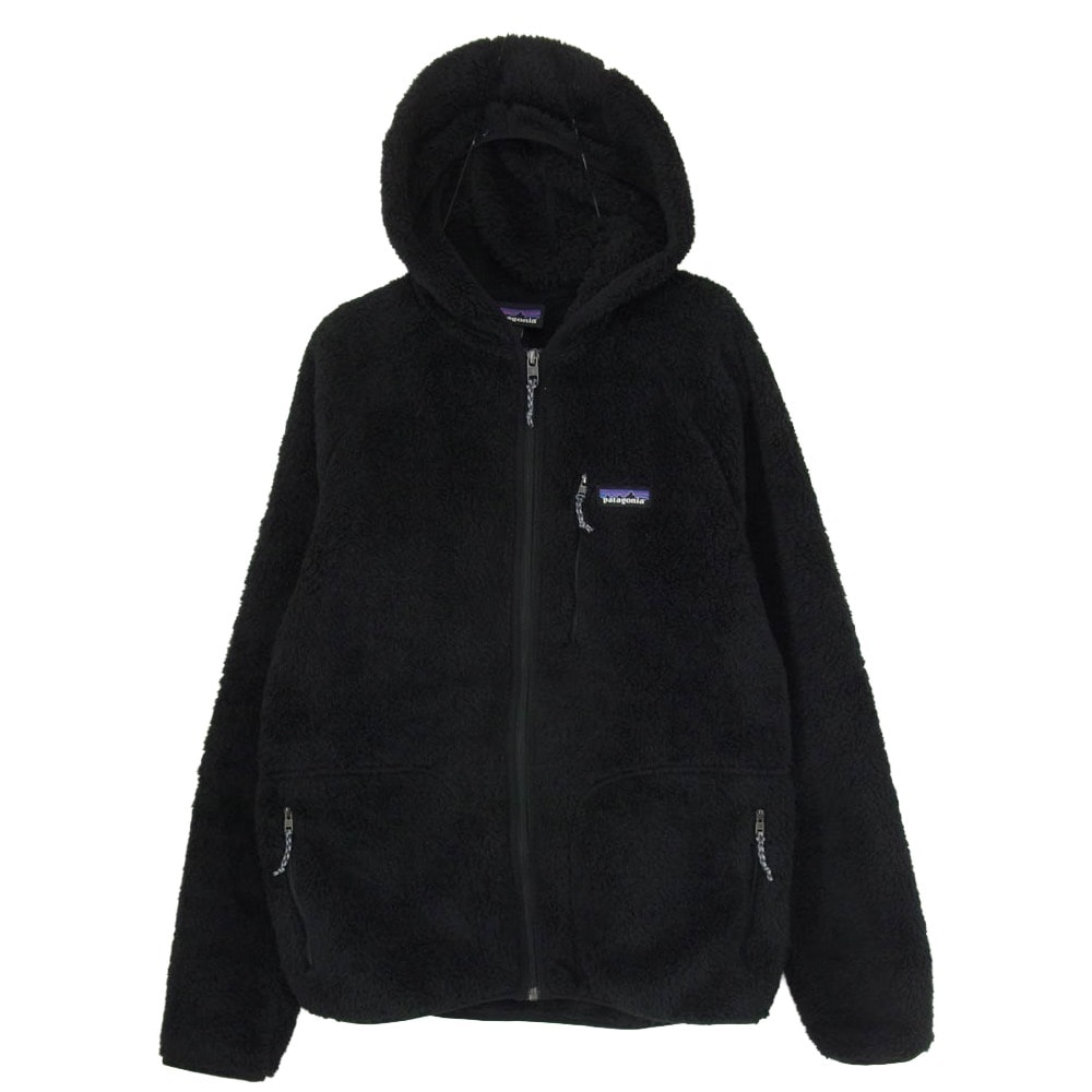 patagonia パタゴニア パーカー 19AW 25922 LOS GATOS HOODY ロスガトス ジップアップ フリース フーディー パーカー ブラック系 S【中古】