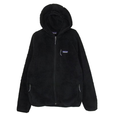 patagonia パタゴニア パーカー 19AW 25922 LOS GATOS HOODY ロスガトス ジップアップ フリース フーディー パーカー ブラック系 S【中古】