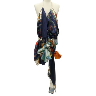 tao COMME des GARCONS タオ コムデギャルソン その他アクセサリー 25AW TP-B007-051 BLACK&GOLD期 多重スカーフ レイヤード エプロン ブラウス マルチカラー系【極上美品】【中古】