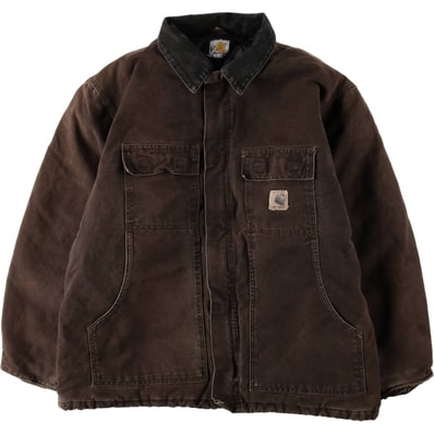 古着 カーハート Carhartt トラディショナルジャケット 中綿入り ダックワークジャケット メンズXXL相当/eaa636554