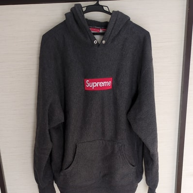 Supreme Box Logo Hooded Sweatshirt "Charcoal" (21FW)