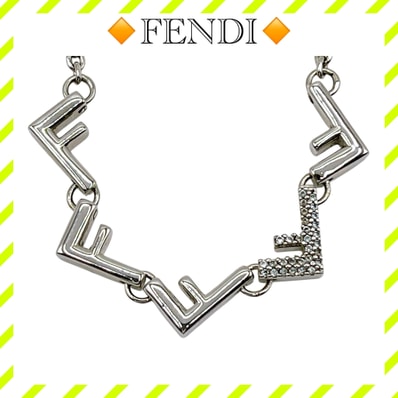 FENDI Five Necklace "Black"