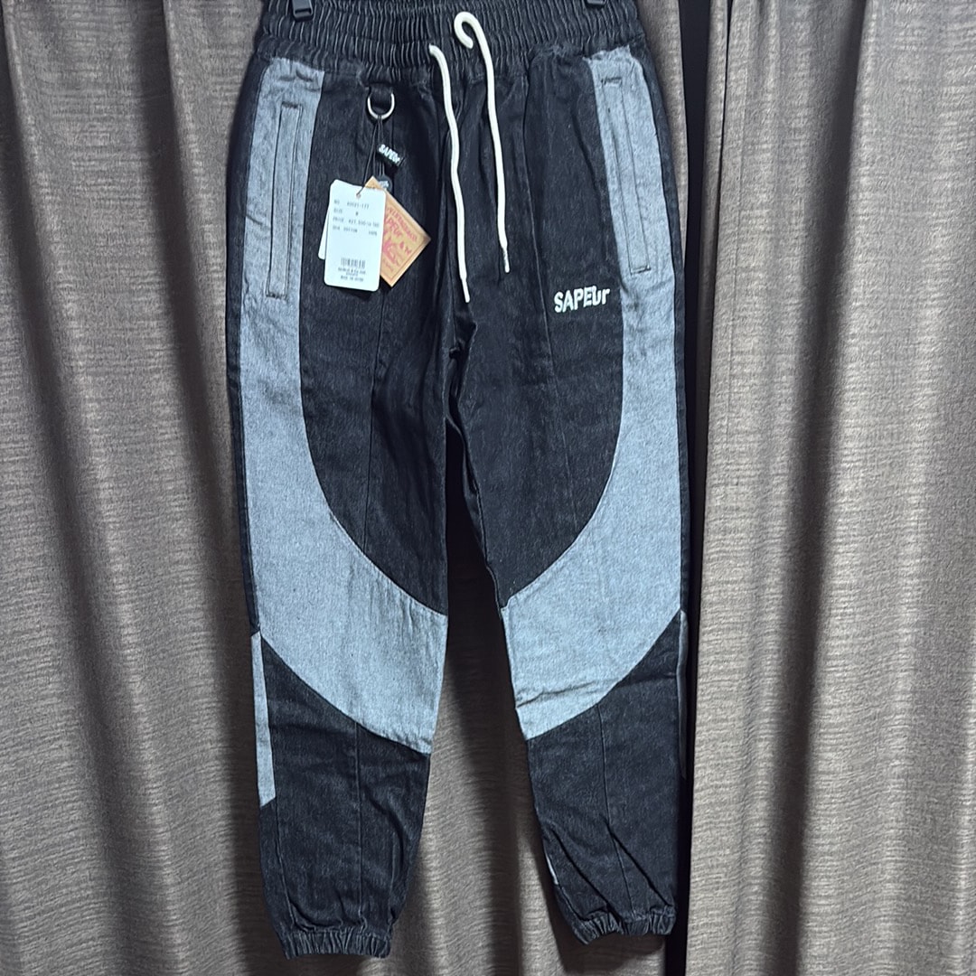 B (目立った傷や汚れなし)】サプール デニム トラック パンツ