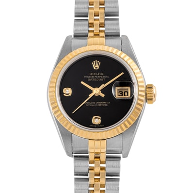 ROLEX ロレックス デイトジャスト 79173 P番 Onyx オニキス SS/YG【中古】