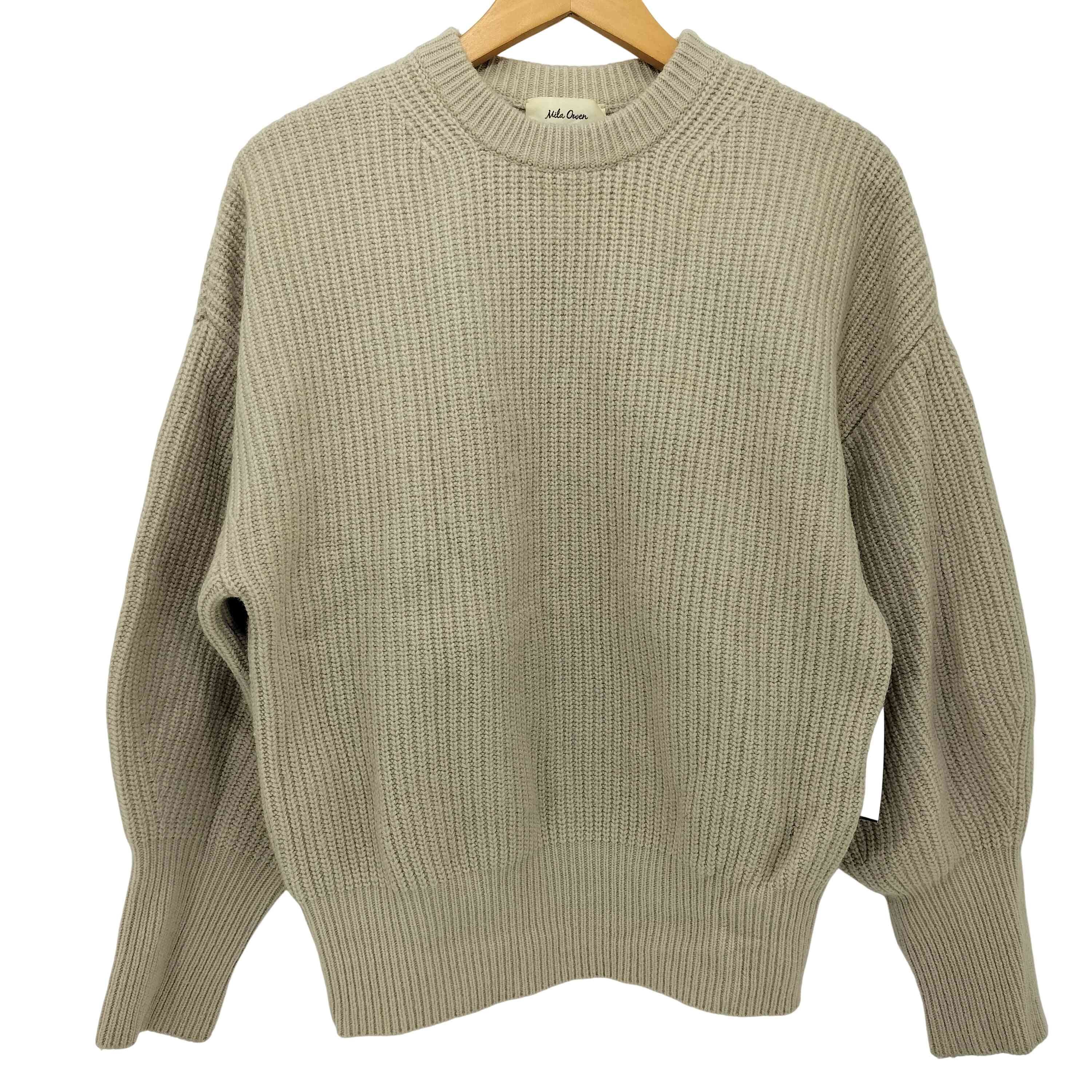 2020AW ボリュームスリーブニットプルオーバー【1135875705060】