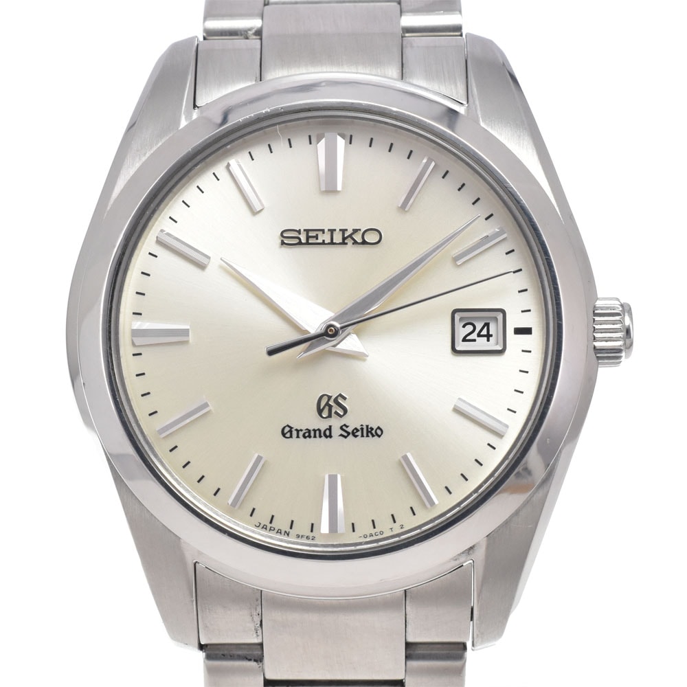 セイコー SEIKO SBGX063 グランドセイコー デイト シルバー クォーツ メンズ 良品 腕時計 I#150496