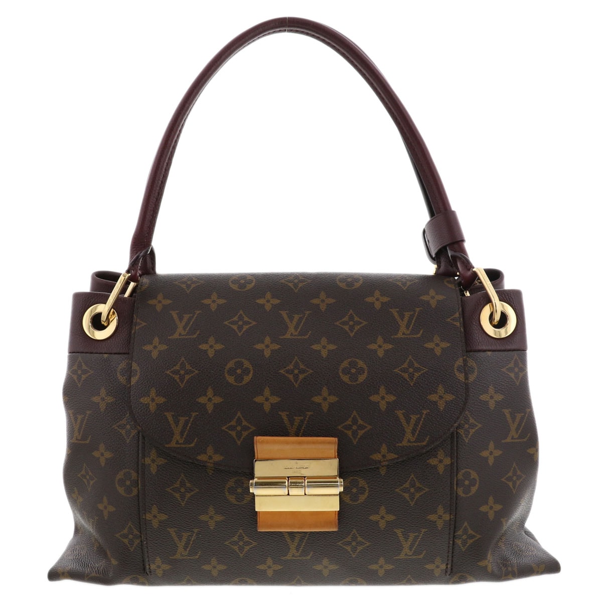 LOUIS VUITTON ルイ・ヴィトン オランプ ハンドバッグ M40816 モノグラム ブラウン  レディース【中古】