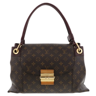 LOUIS VUITTON ルイ・ヴィトン オランプ ハンドバッグ M40816 モノグラム ブラウン レディース【中古】