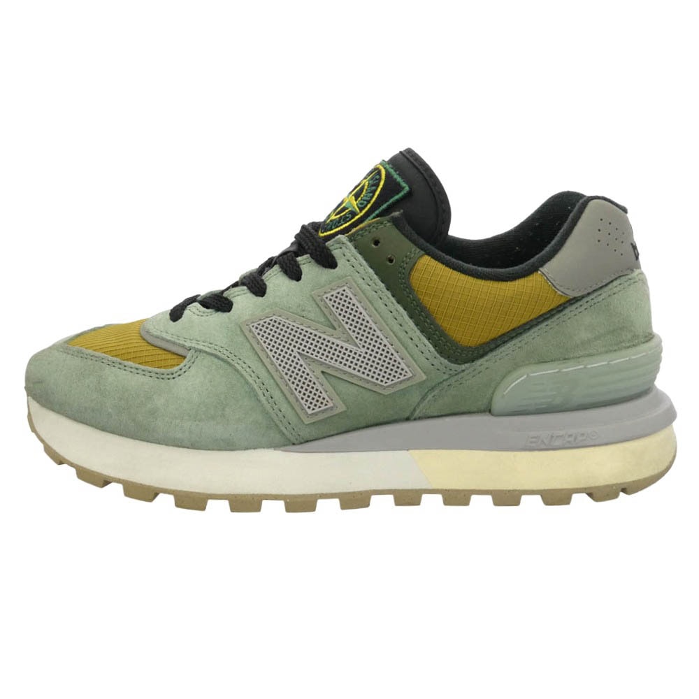 STONE ISLAND ストーンアイランド NEW BALANCE  U574LGTN × New Balance 574 Legacy Green Clay ニューバランス レガシー グリーンクレイ ローカット スニーカー マルチカラー系 25cm【中古】