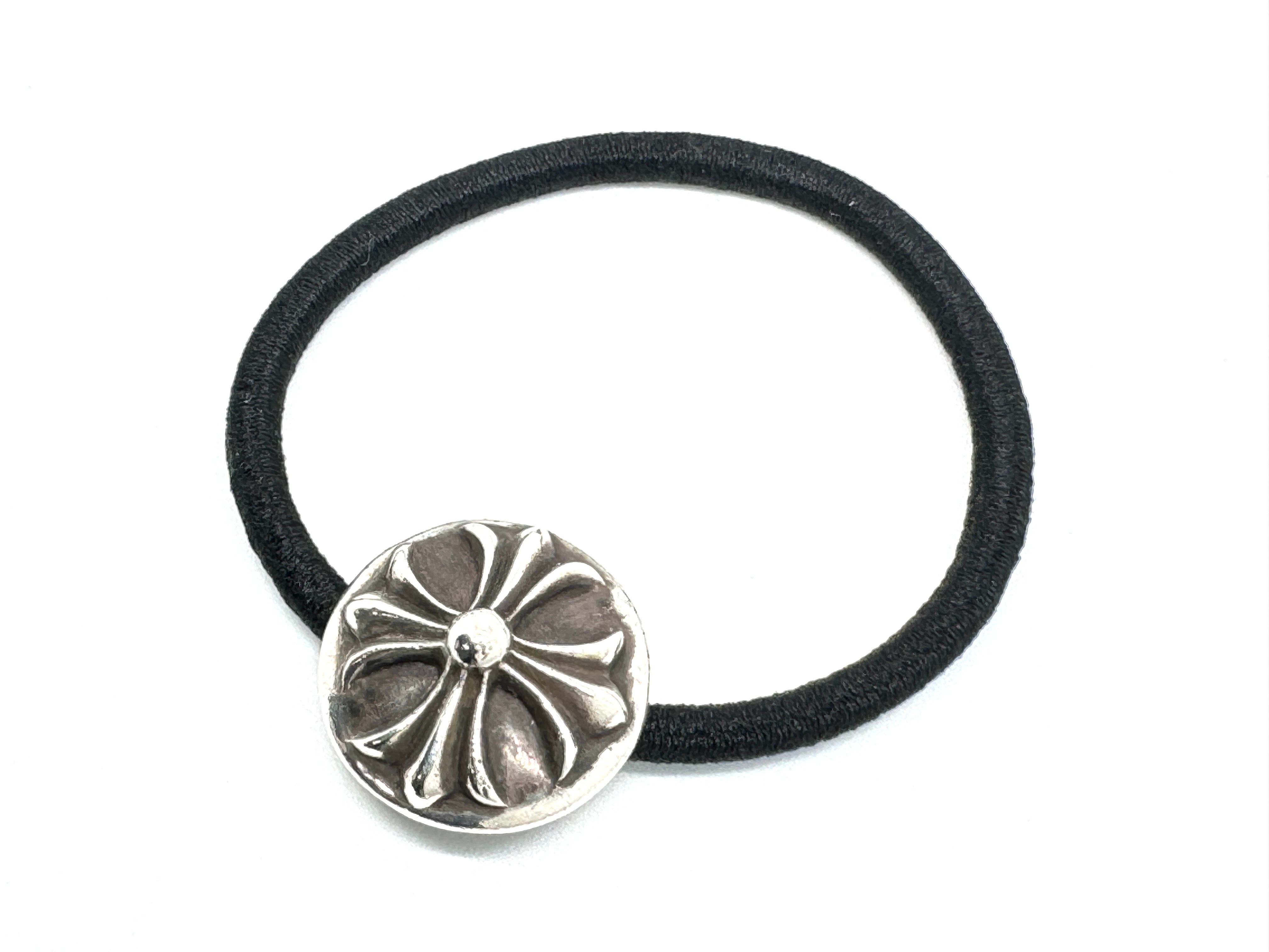 Chrome Hearts Hair Band # 2 Cross Bracelet "Black"
