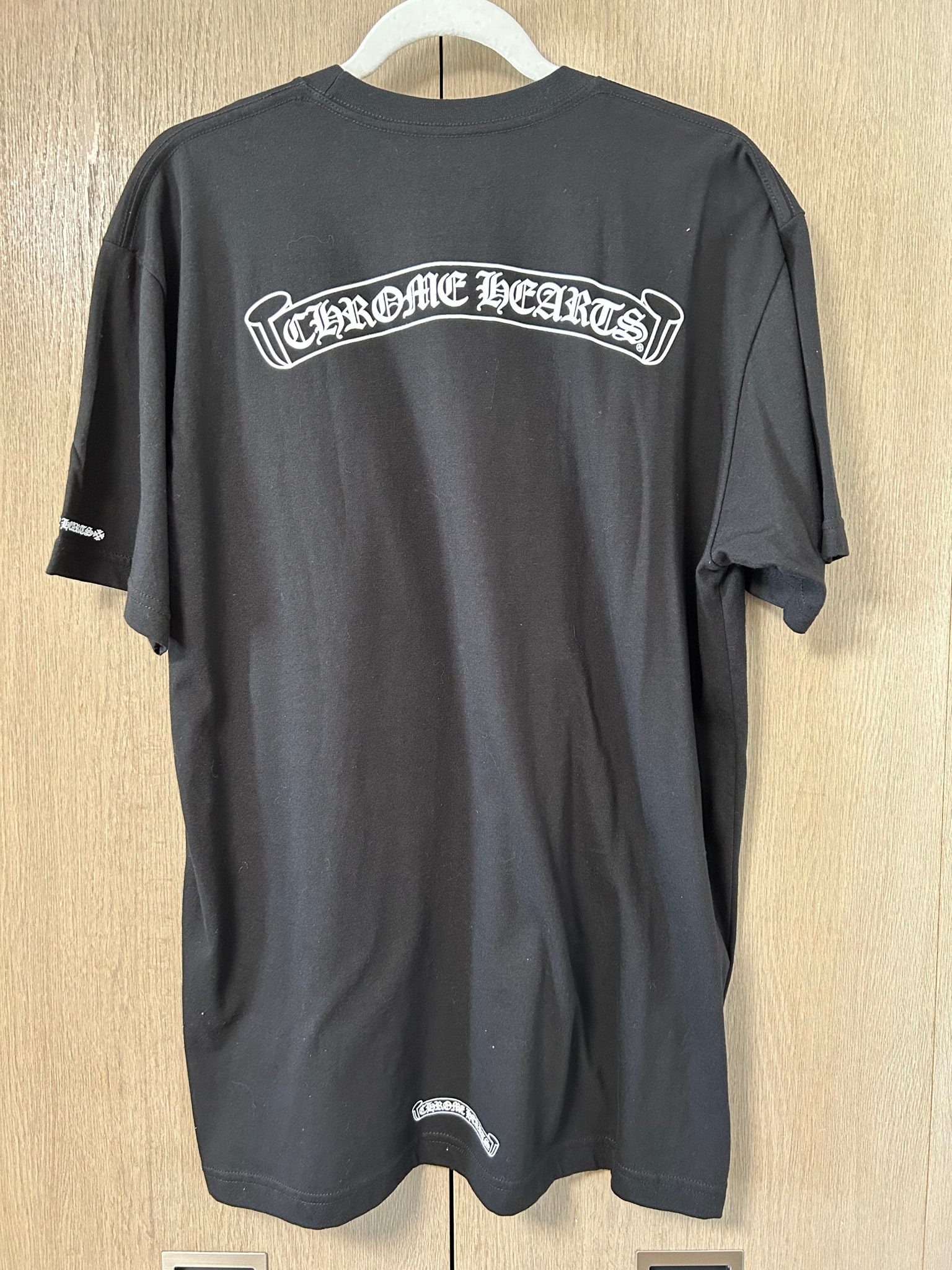 Chrome Hearts Scroll Label Print T-Shirt "Black"