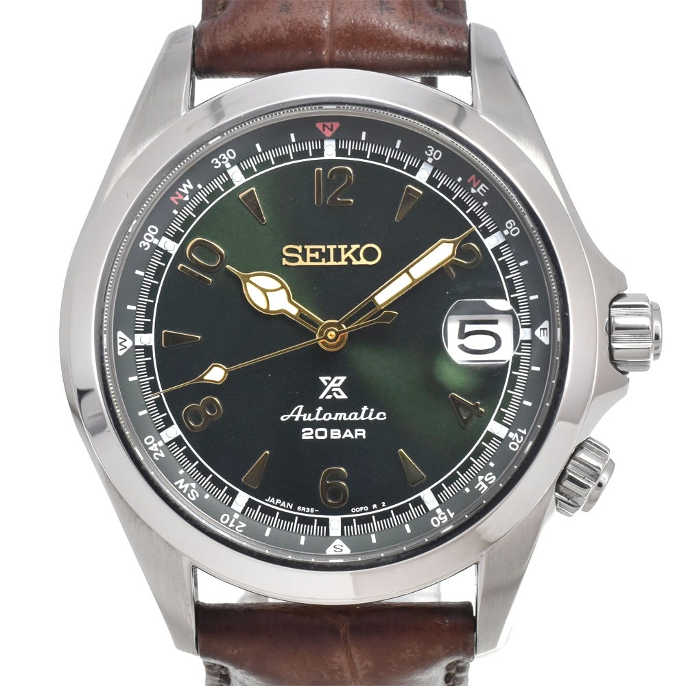 セイコー SEIKO SBDC091/6R35-00E0 プロスペックス アルピニスト グリー 自動巻き メンズ 箱・保証書付き 腕時計 L#150847