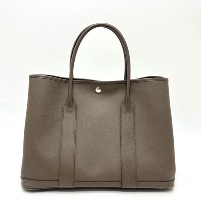 エルメス HERMES ガーデンパーティ36 ガーデンパーティ 36 カバン バッグ ハンドバッグ トートバッグ ヴォーエプソン C刻 グリ・エタン グレー