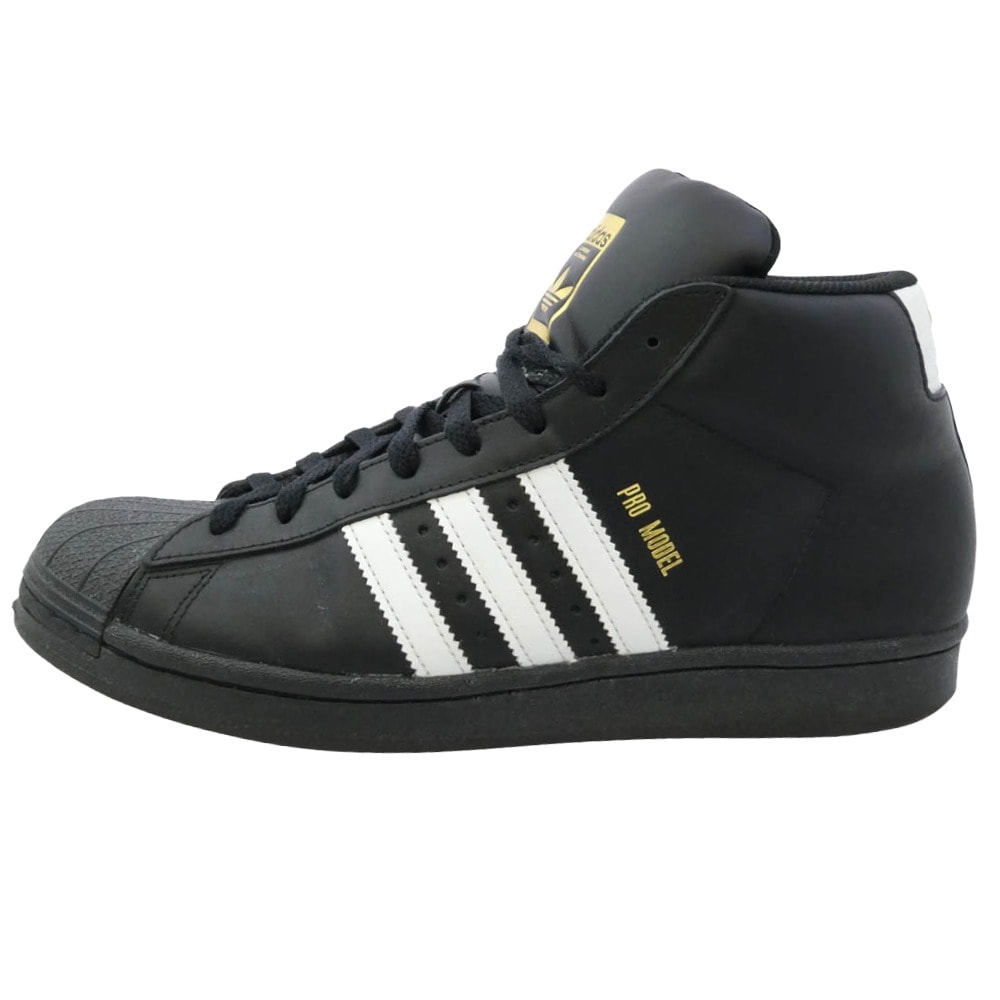 adidas アディダス スニーカー FV5723 Pro Model プロモデル ハイカットスニーカー ブラック系 27.5cm【中古】