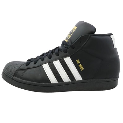 adidas アディダス スニーカー FV5723 Pro Model プロモデル ハイカットスニーカー ブラック系 27.5cm【中古】