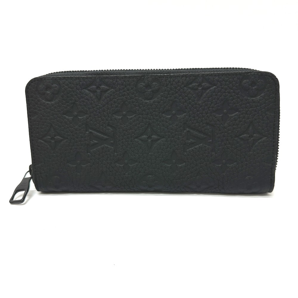 ルイヴィトン LOUIS VUITTON ジッピーウォレット・ヴェルティカル M69047 モノグラム ラウンドファスナー 長財布 トリヨンレザー ブラック 未使用