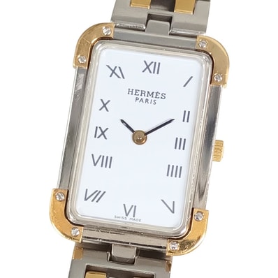 HERMES エルメス CR1.220 クロアジュール クォーツ 腕時計 C1347
