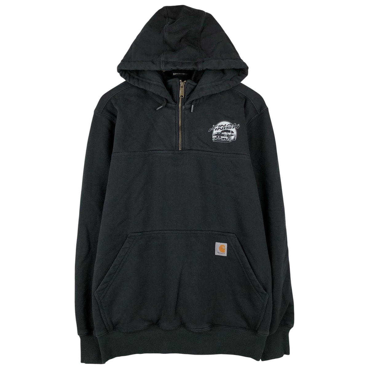 古着 カーハート Carhartt Loose Fit スウェットハーフジップパーカー メンズM相当/eaa459475