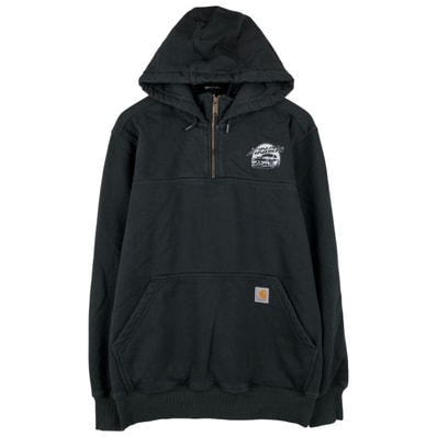 古着 カーハート Carhartt Loose Fit スウェットハーフジップパーカー メンズM相当/eaa459475