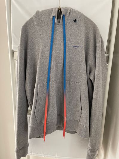 OFF-WHITE Acrylic Arrows Hoodie "Grey"