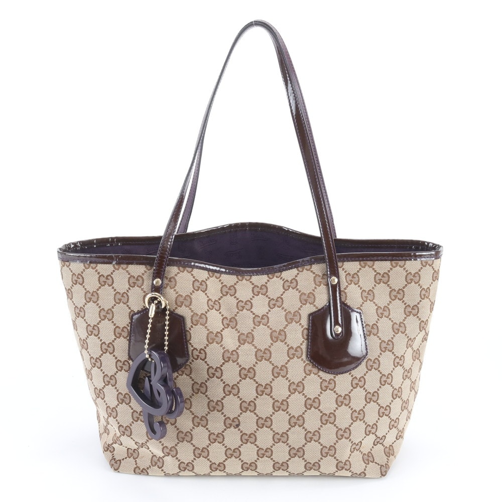 ■美品 グッチ GGキャンバスジョリー 211976 トート バッグ