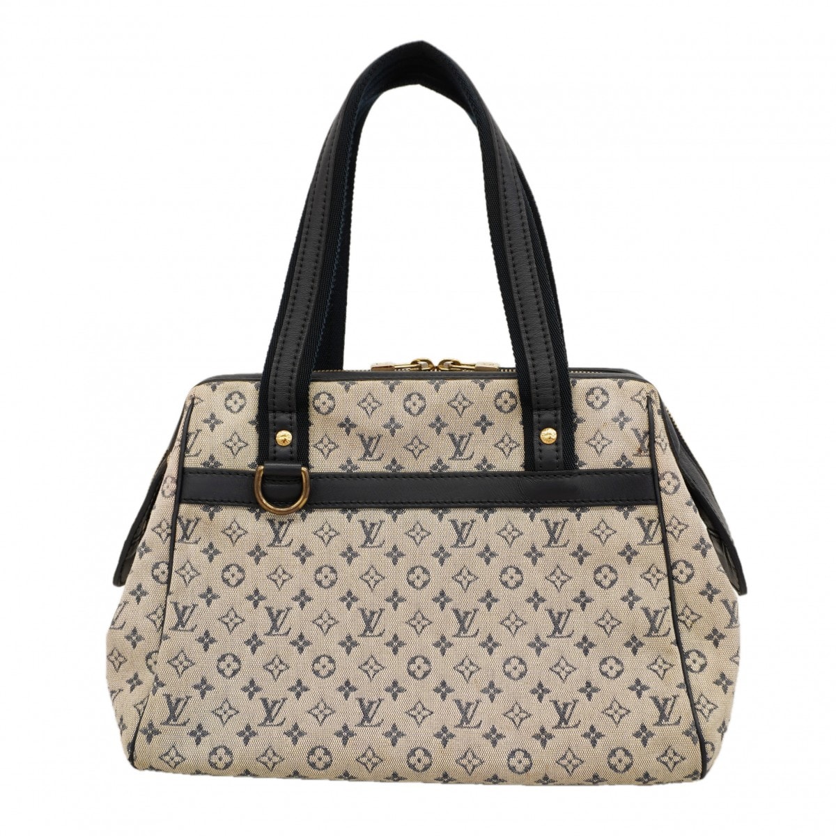 【6dc3799】ルイヴィトン ハンドバッグ モノグラム・ミニ ジョセフィーヌPM M92214 ブルー【中古】レディース