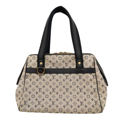 【6dc3799】ルイヴィトン ハンドバッグ モノグラム・ミニ ジョセフィーヌPM M92214 ブルー【中古】レディース