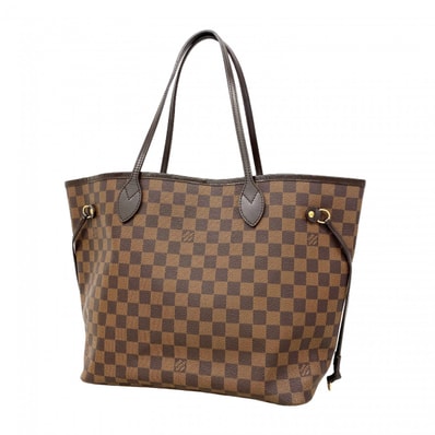 【6dd4537】ルイヴィトン トートバッグ ダミエ ネヴァーフルMM N51105 エベヌ【中古】レディース