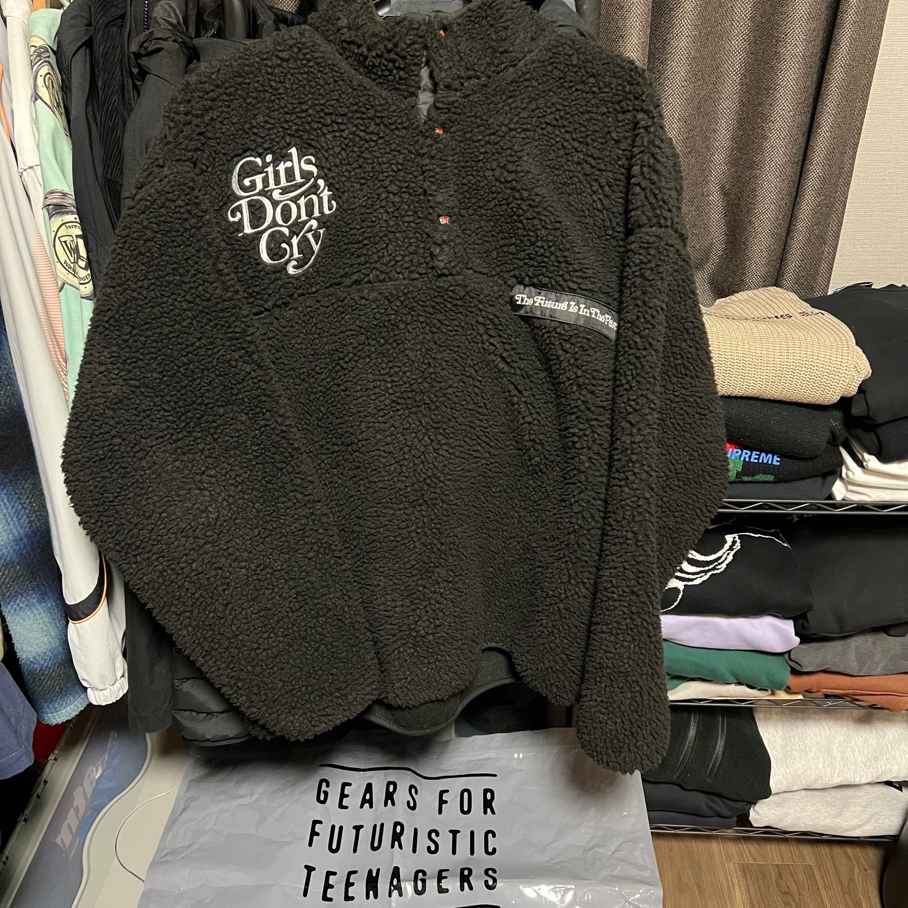 HUMAN MADE Girls Don ’t Cry fleece jacket "Black" / VERDY