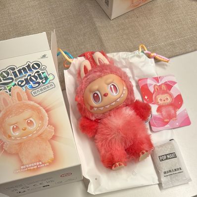 POP MART THE MONSTERS (LABUBU) Big into Energy Series Plush Pendant LOVE