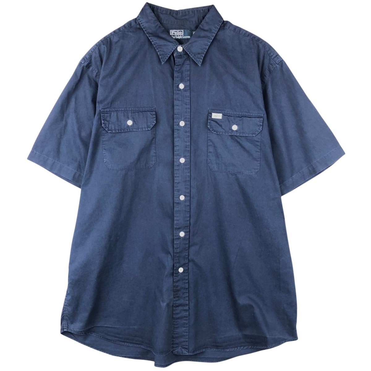 古着 ラルフローレン Ralph Lauren POLO by Ralph Lauren 半袖 コットンシャツ メンズXL相当/eaa653097