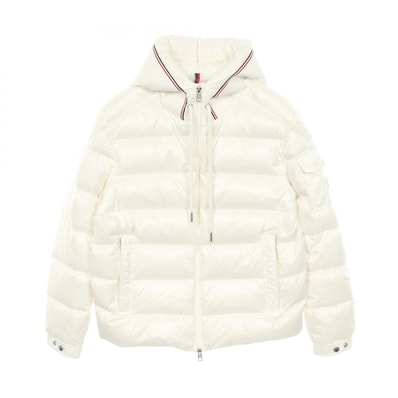 モンクレール MONCLER PAVIN ダウンジャケット 衣料品 アウター ナイロン メンズ ホワイト系 【中古】