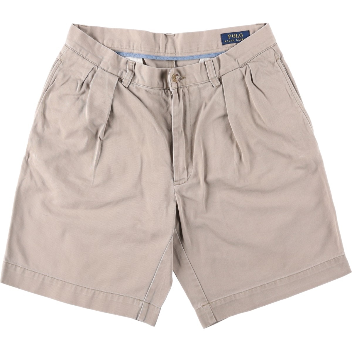 古着 ラルフローレン Ralph Lauren POLO RALPH LAUREN CUSTOM FIT ツータック チノショーツ ショートパンツ メンズw33相当/eaa643208