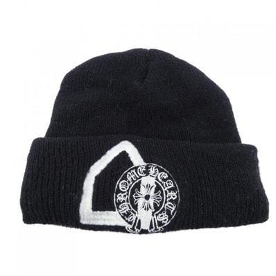 Chrome Hearts x COMME des GARCONS x Dover Street Market Horseshoe Watch Cap "Black"