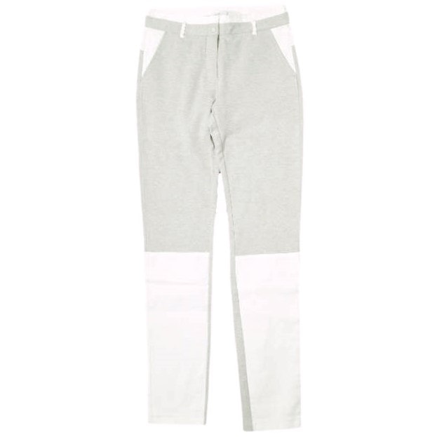 T by ALEXANDER WANG ティーバイアレキサンダーワン コンビネーションスリムパンツ 401702P12 XS LIGHT HEATHER GREY 定価27,500円 ボトムス g12813