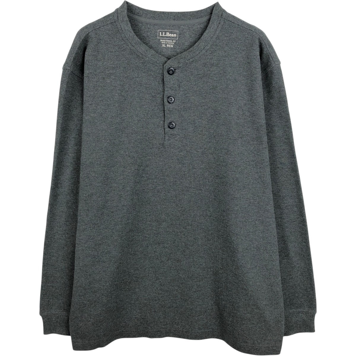 古着 エルエルビーン L.L.Bean ヘンリーネック サーマルロンT ワッフル メンズXL相当/eaa677720