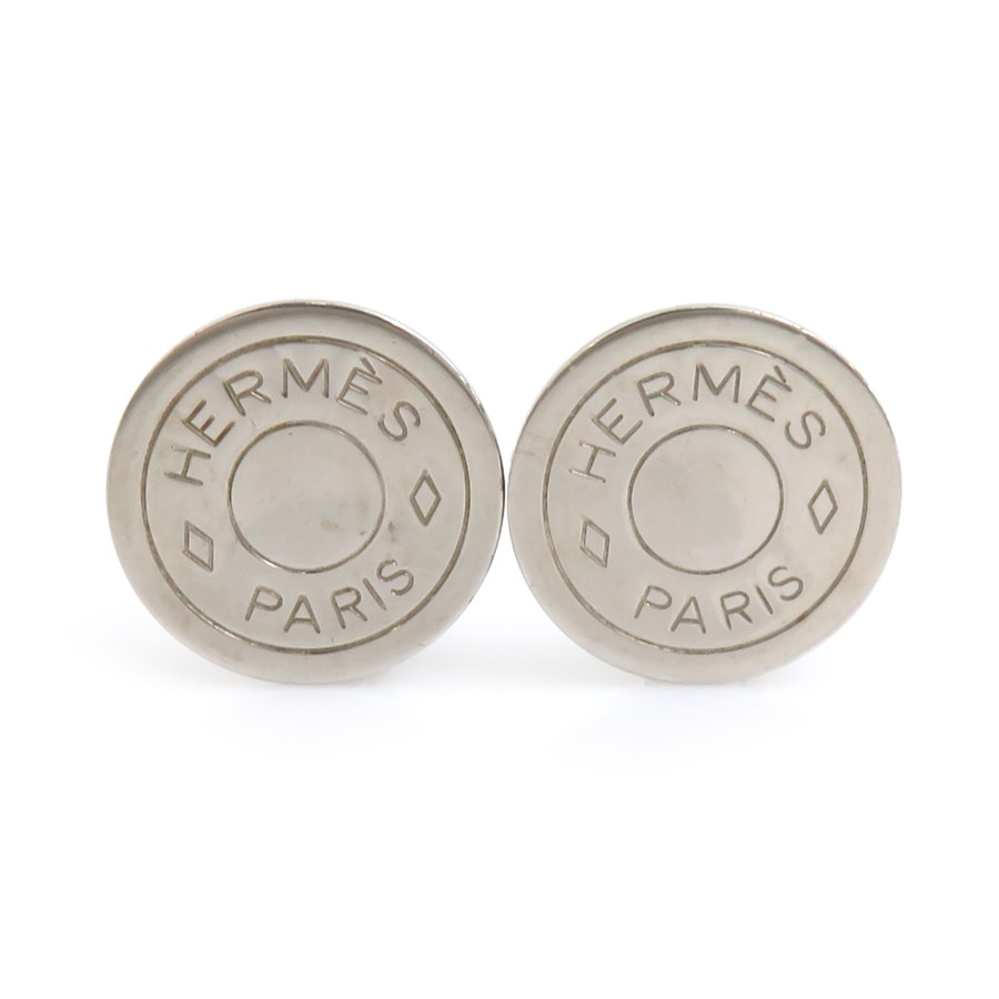 エルメス HERMES イヤリング セリエ メタル シルバー レディース【中古】 e61531a