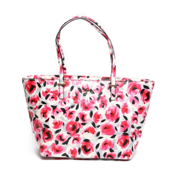 A (未使用に近い)】ケイトスペード Kate Spade 肩掛け 花柄 トート