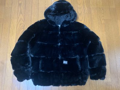Supreme / WTAPS Faux Fur Hooded Jacket "Black"
