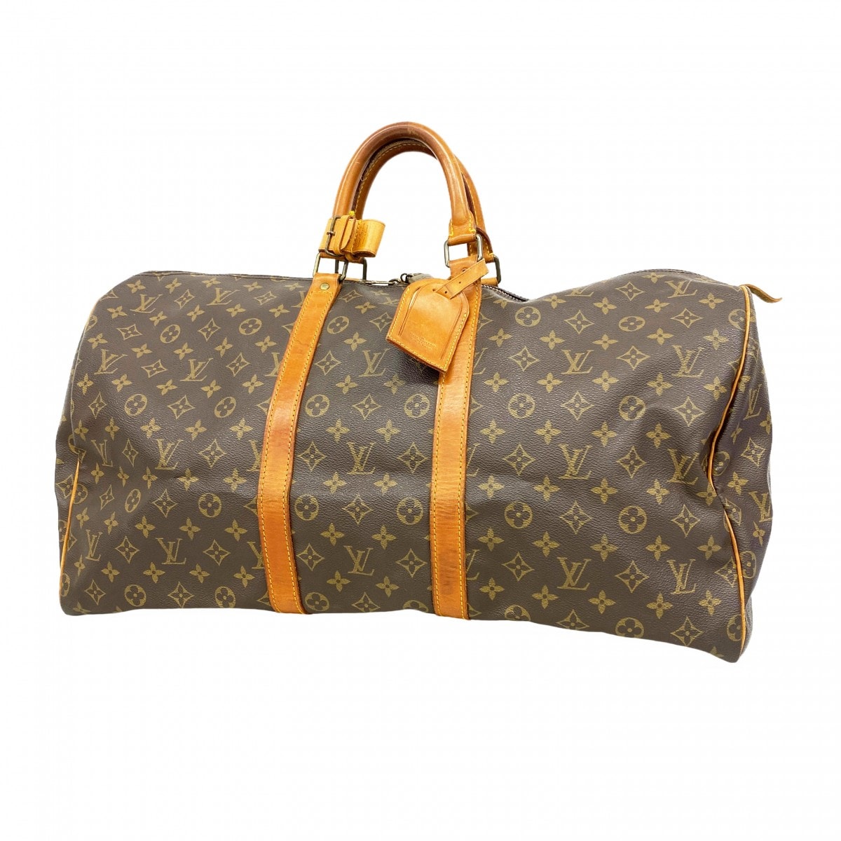 【6dd4535】ルイヴィトン ボストンバッグ モノグラム キーポル55 M41424 ブラウン【中古】メンズ レディース ユニセックス